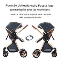 LuxBaby™ - Poussette de Luxe 3 en 1 pour Bébé - Bébé Ange
