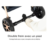 LuxBaby™ - Poussette de Luxe 3 en 1 pour Bébé - Bébé Ange