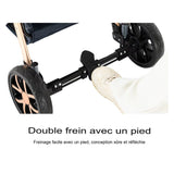 LuxBaby™ - Poussette de Luxe 3 en 1 pour Bébé - Bébé Ange