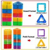 MagnaBuild - Blocs de Construction Magnétiques pour Enfants, Grand et Petit Format - Bébé Ange