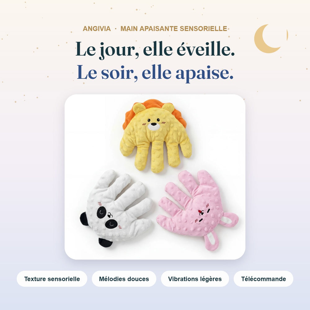 Main apaisante ANGIVIA : le jour elle éveille, le soir elle apaise