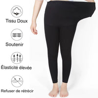 MaternComfort™ - Leggings Maternité Haute Taille avec Soutien Abdominal - Bébé Ange