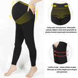 MaternComfort™ - Leggings Maternité Haute Taille avec Soutien Abdominal - Bébé Ange