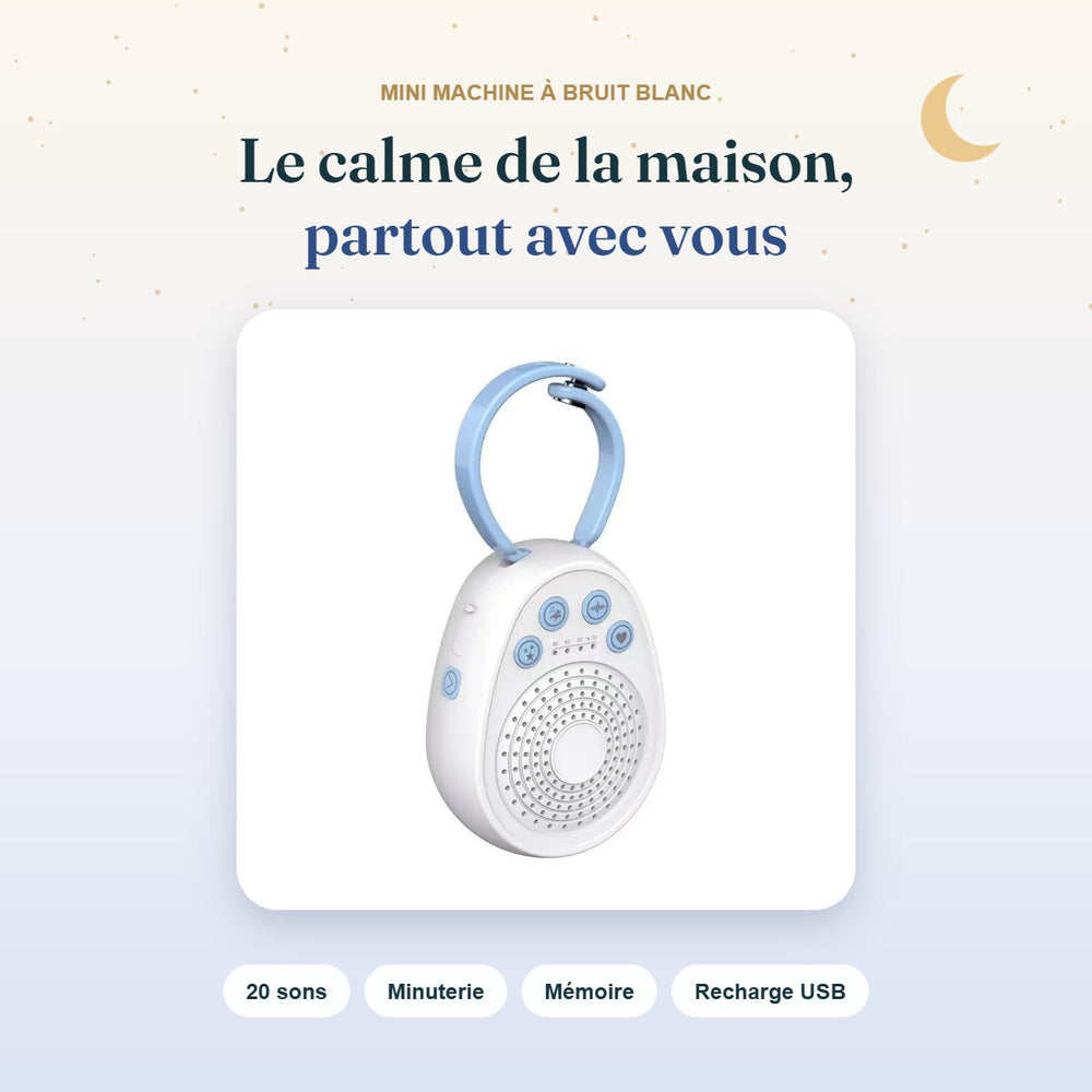 Mini machine à bruit blanc nomade Bébé Ange