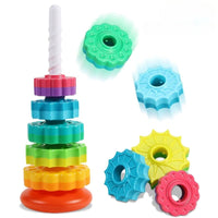 RainbowSpin™-Tour Arc-en-Ciel Rotative Montessori - Bébé Ange