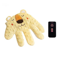 Oreiller Apaisant Main Bébé Funmo - Palmier Doux 26x24 Cm Avec Rabat Automatique Pour Sommeil