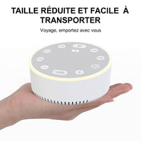 SomniLight™ Veilleuse & Bruit Blanc Nomade Veilleuse & Machine à Bruit Blanc Bébé Ange 