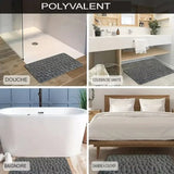 StoneSoft™ - Tapis de Bain Antidérapant 3D Effet Galet à Séchage Rapide - Bébé Ange