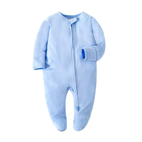 SweetBloom - Barboteuse à Manches Longues en Coton pour Nouveau-Né (3-12 Mois) - Bébé Ange