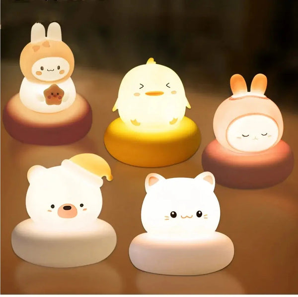 Veilleuse Animaux Mignons™ – Lampe LED Tactile Veilleuse LED tactile bébé/enfant Bébé Ange 