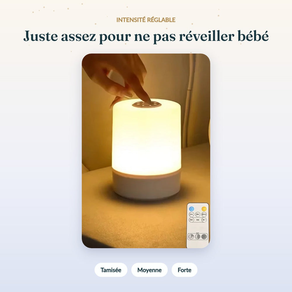 Veilleuse tactile à intensité réglable